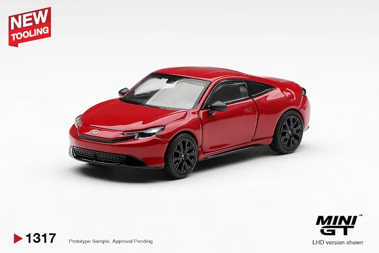 （預訂 Pre Order) MINI GT ( MGT01317-R ) Honda Prelude Rallye Red