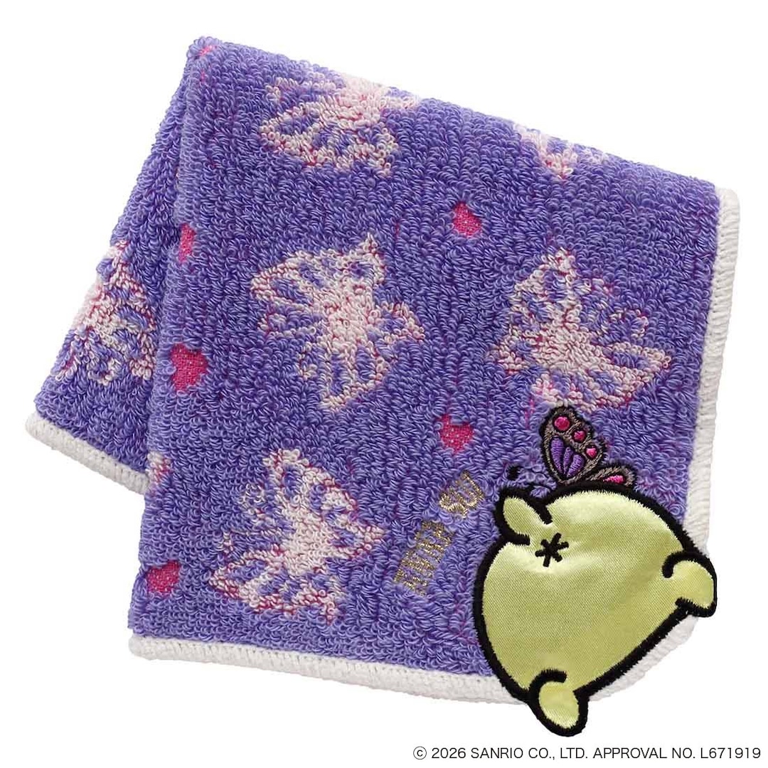 🎀【預訂】Anna Sui x Pompompurin 蝴蝶圖案毛巾 P