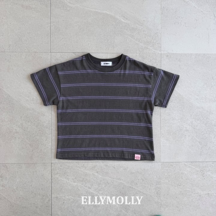 Ellymolly | stripe T( Navy size 19 Adult size)