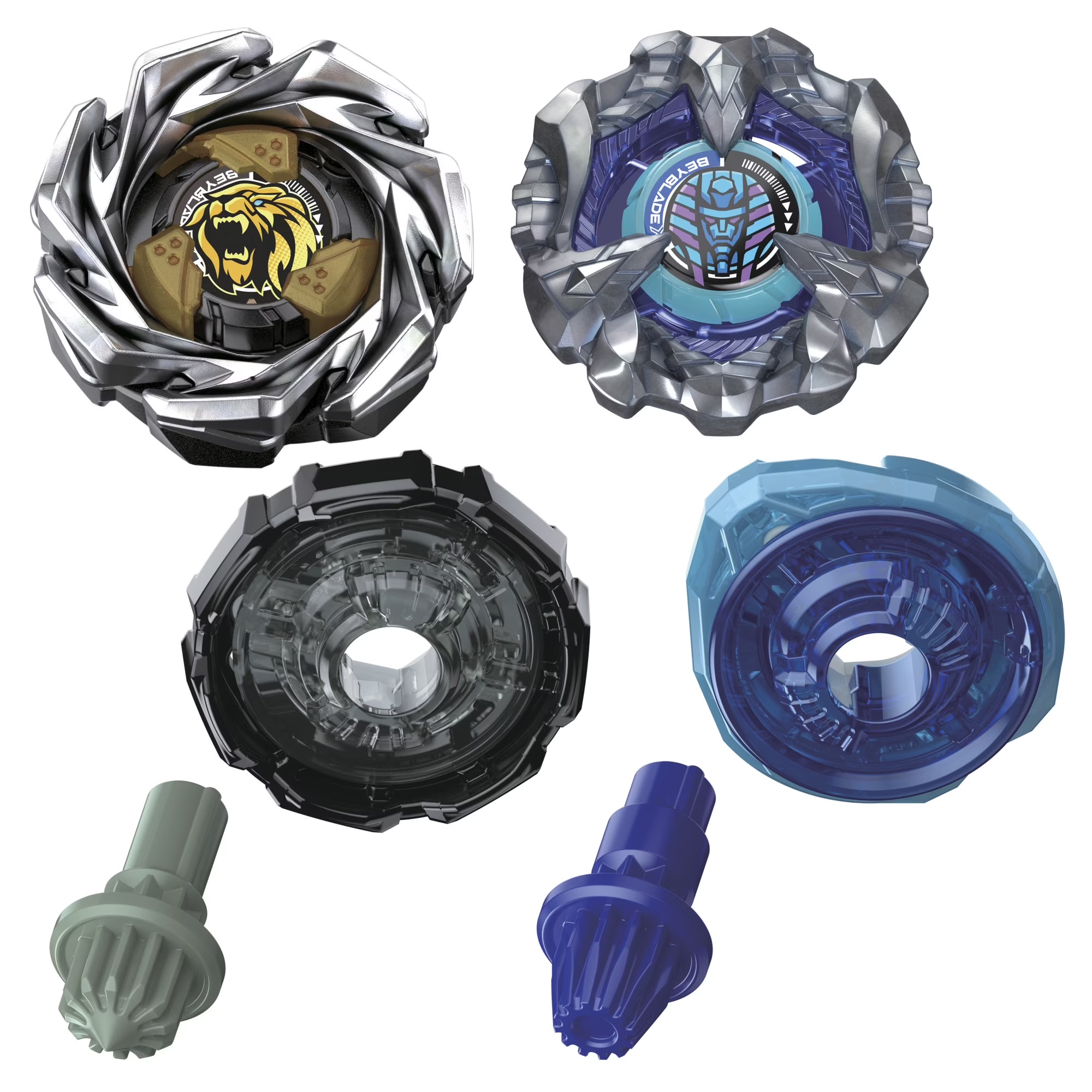 【攻防一體】爆旋陀螺 X 人面獅身 + 雄獅皇冠 Beyblade X Cowl Sphinx 1-80GF & Crest Leon 7-60GN Dual Pack Set  - 爆發進攻/極限防禦
