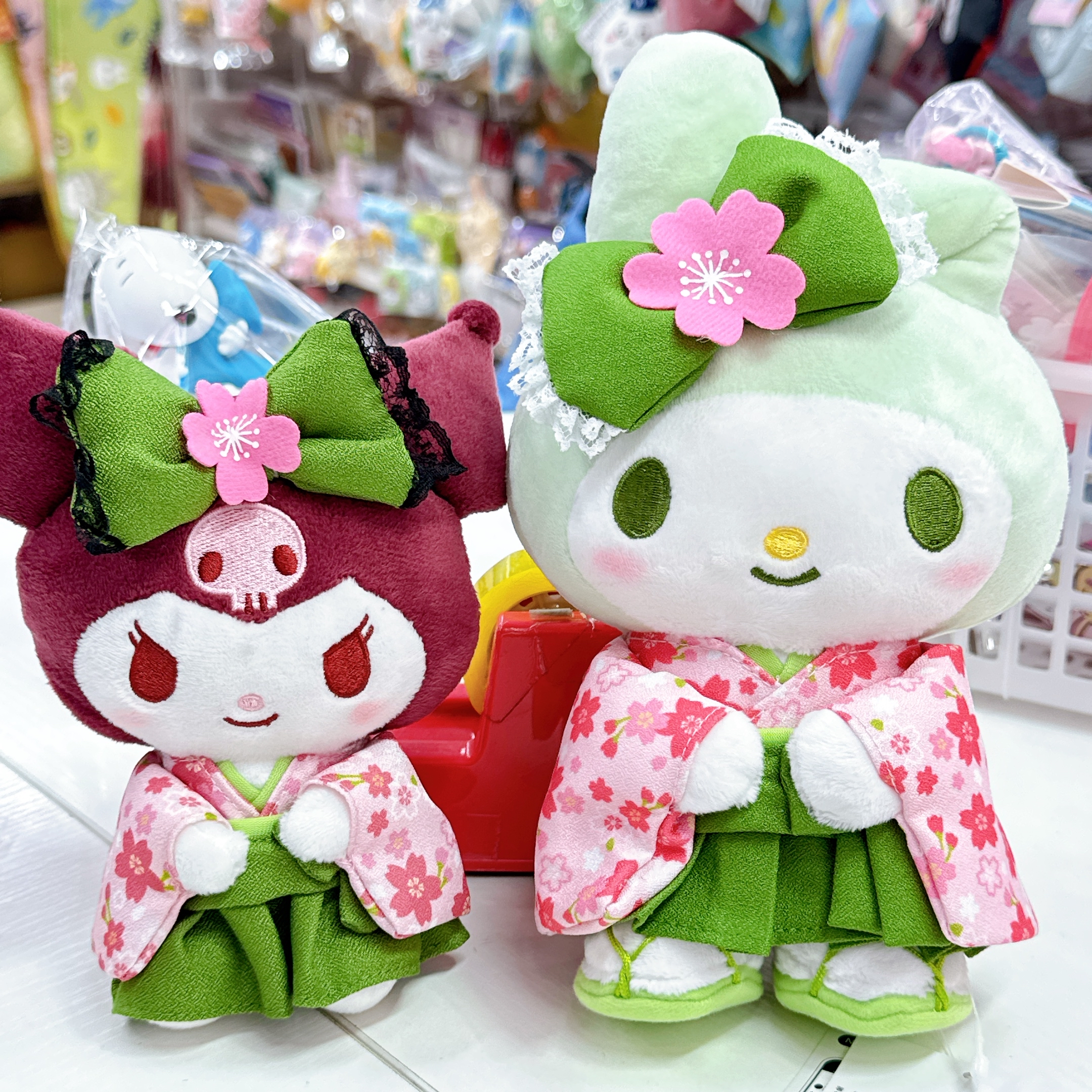 日本版Sanrio 抹茶系列Melody公仔/ Kuromi環保袋