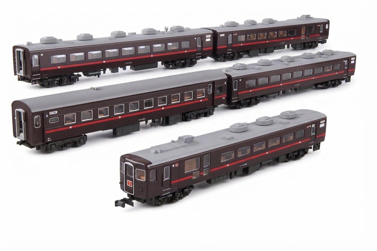 KATO SL冬季濕原號 北海道旅遊列車五節客車泊車廂