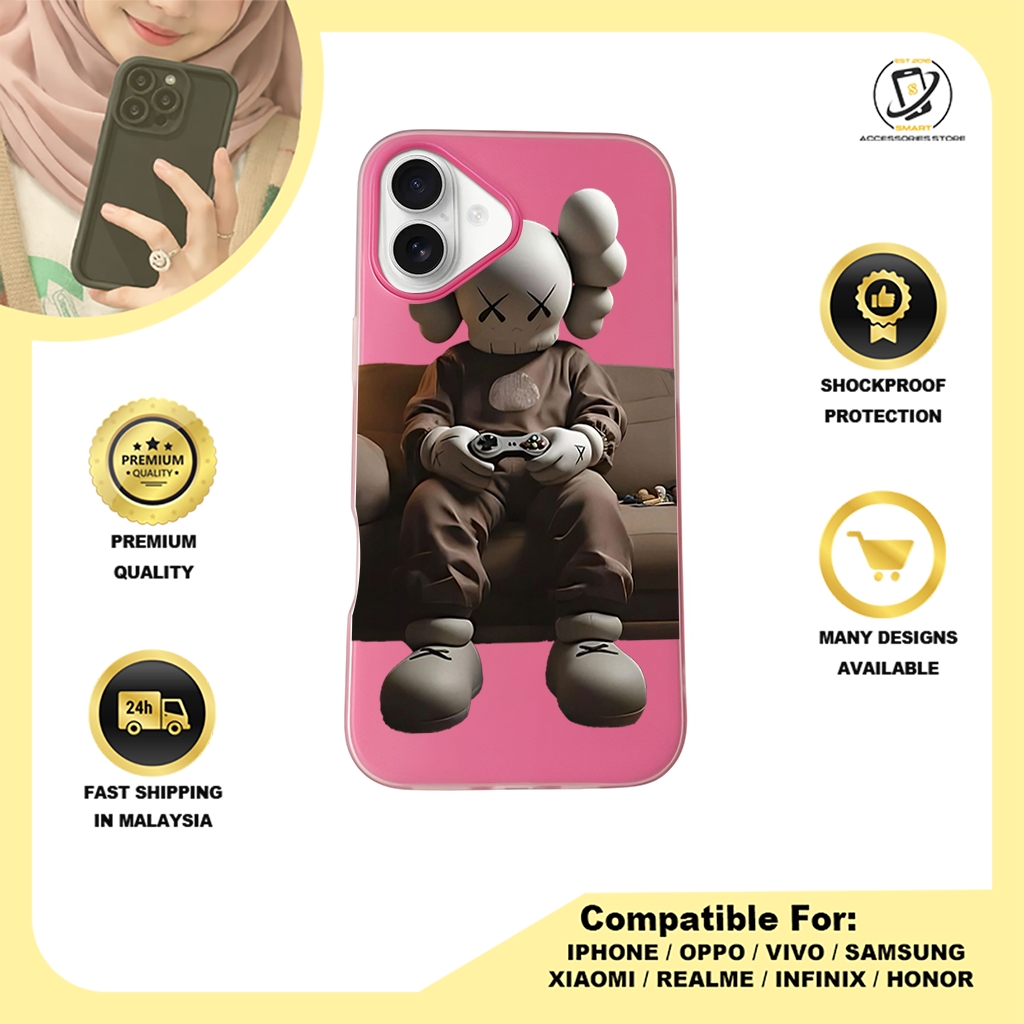 JELLY CASE PHONE FOR IPHONE - DESIGN KAWS A