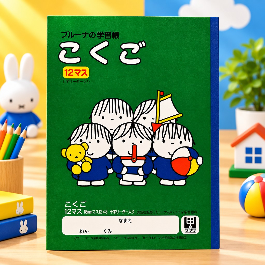 B5學習帳-18mm方格 MIFFY  (537DB)