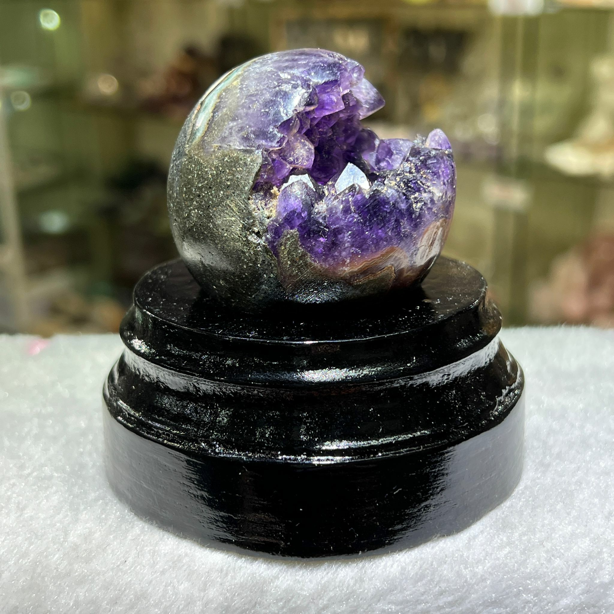 紫晶開口笑 5.2cm+/-