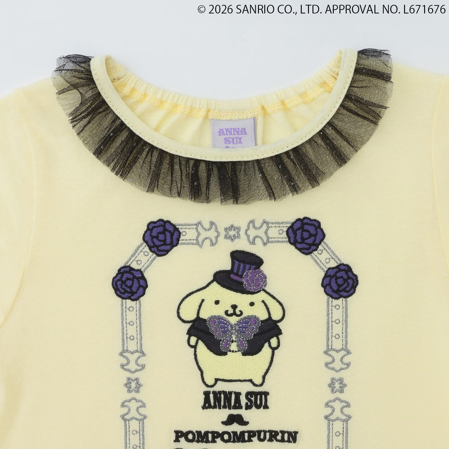 🌸 【預訂】長袖Tee - ANNA SUI mini x Pompompurin