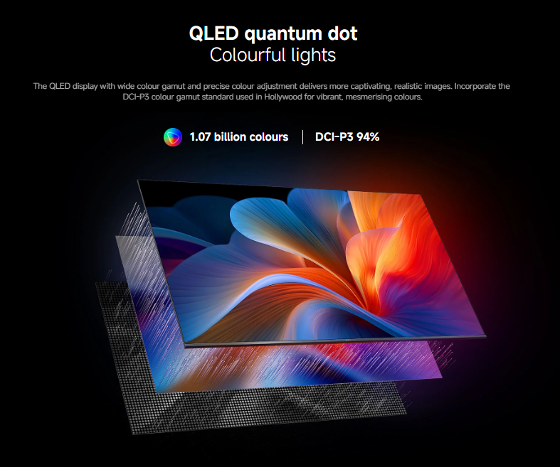 Xiaomi 55-inch A Pro 4K QLED Google TV (L55MA-SSEA)