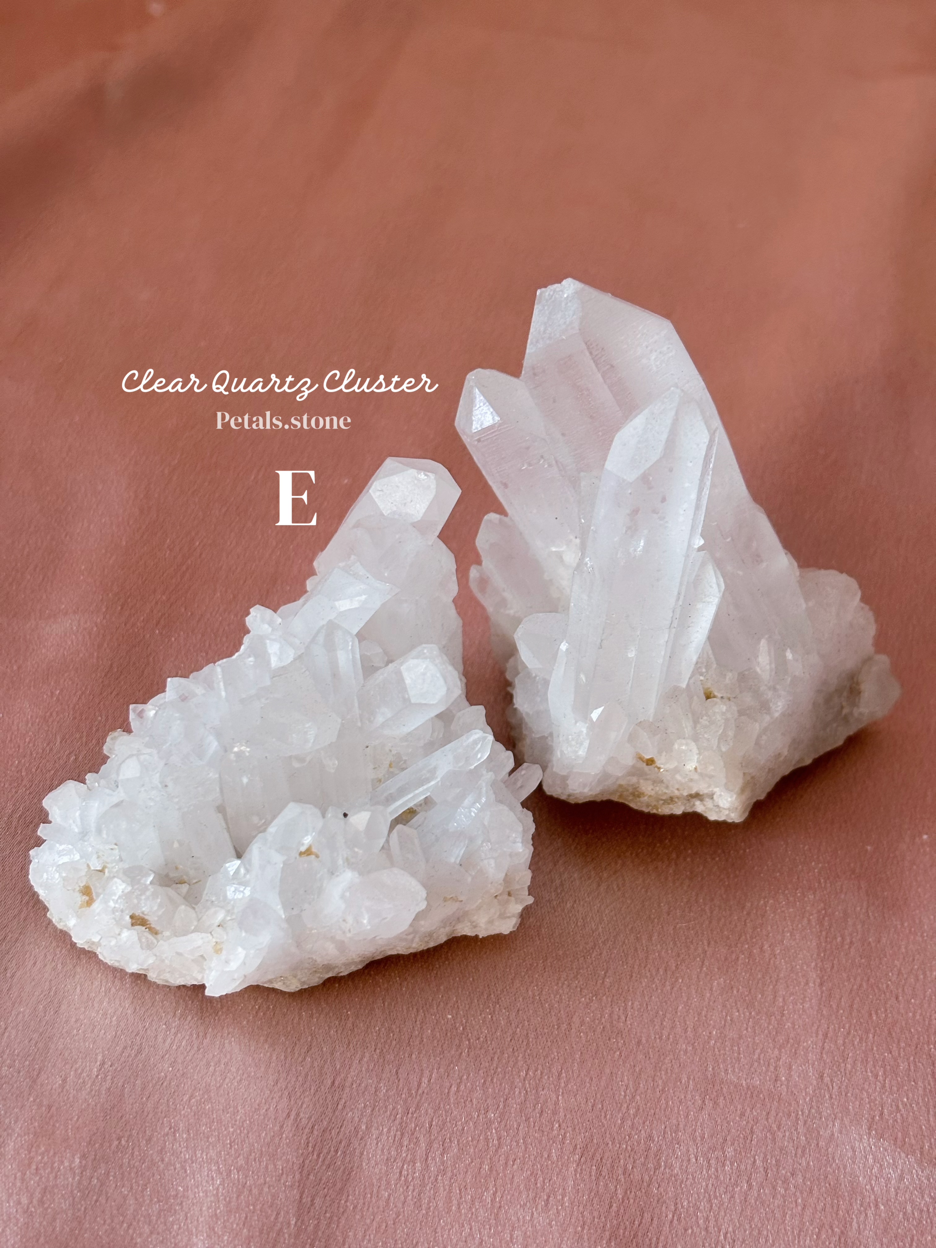 🤍Clear Quartz Cluster | 精緻白晶簇📎