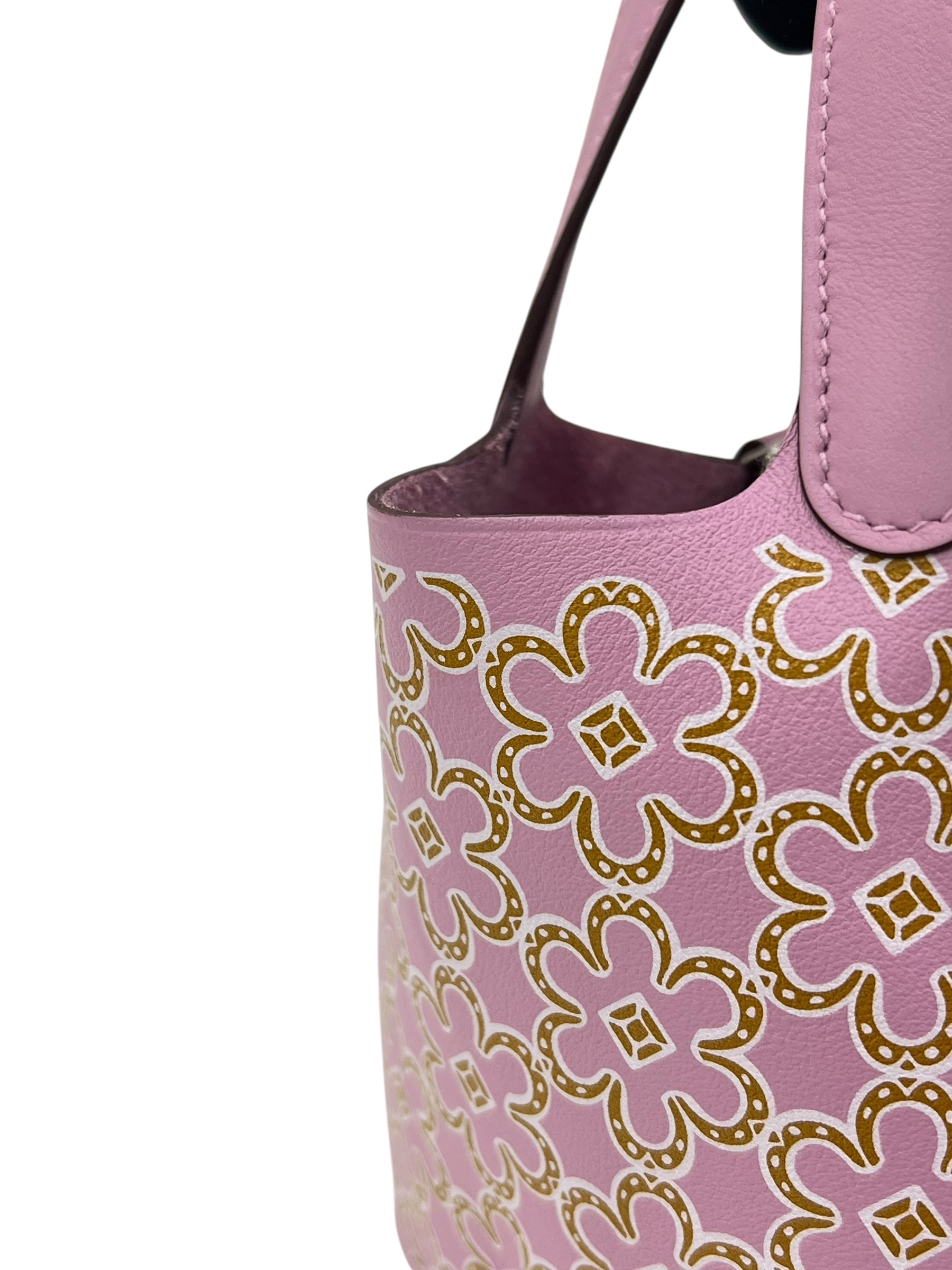 Pre-Owned HERMÉS Micro Picotin Lucky Daisy Stamp U /  Product Code: 061506