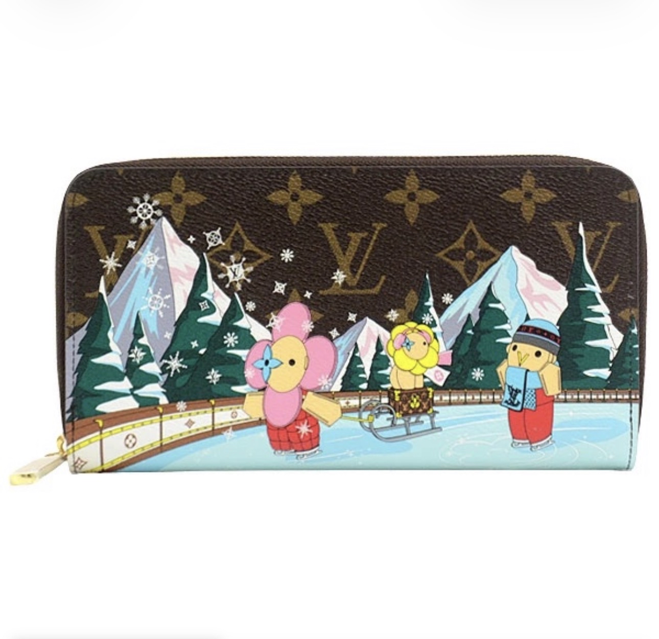 Louis Vuitton Vivienne 限量絕版長銀包
