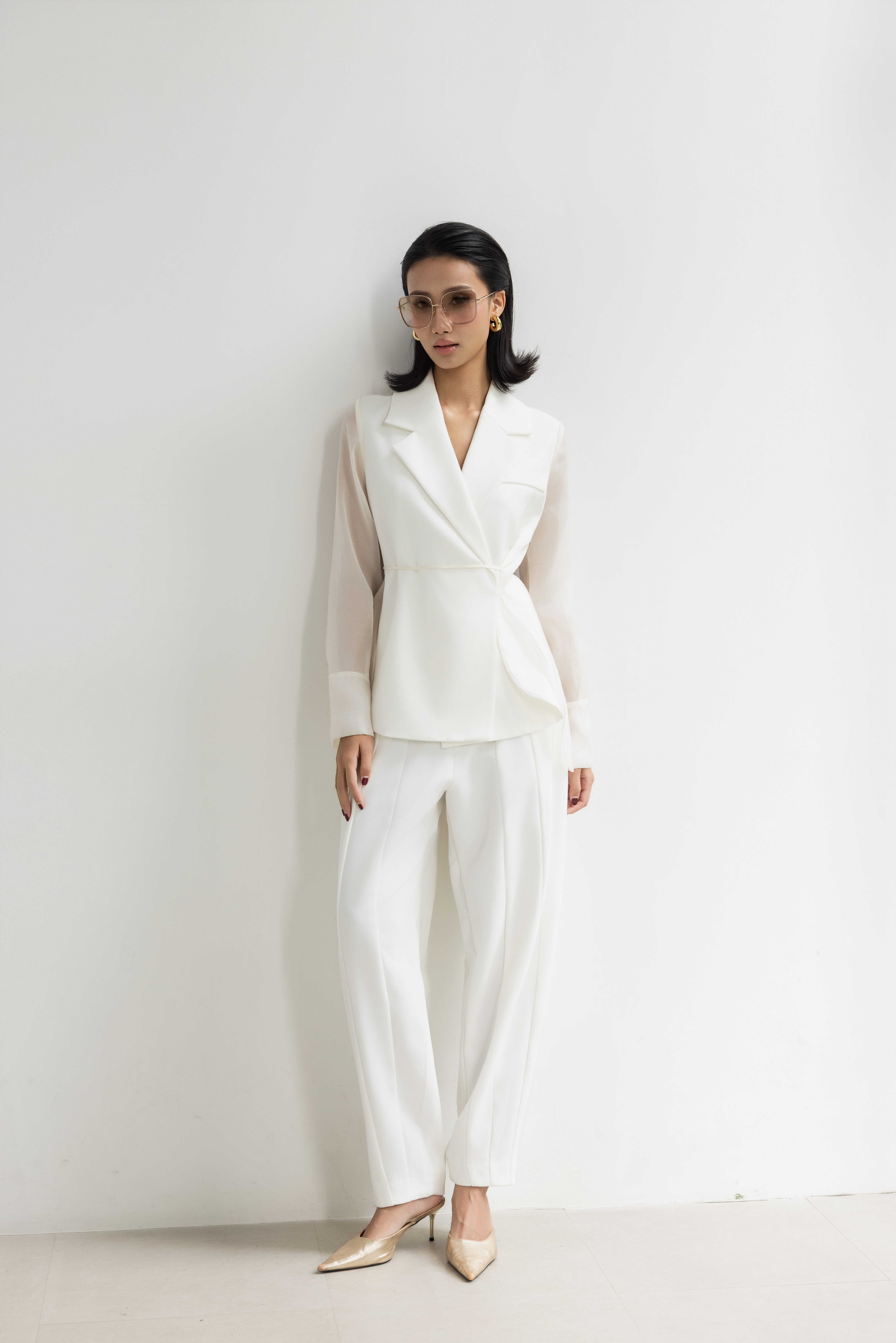 The Ivory Muse Blazer