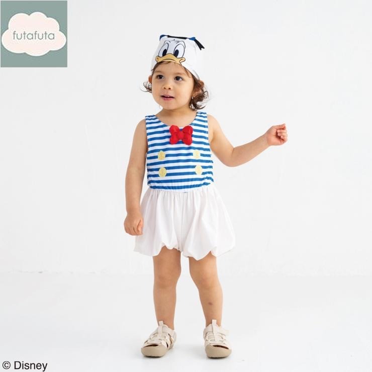 🇯🇵限時預訂 日本直送🇯🇵唐老鴨造型連身泳衣帽子套裝