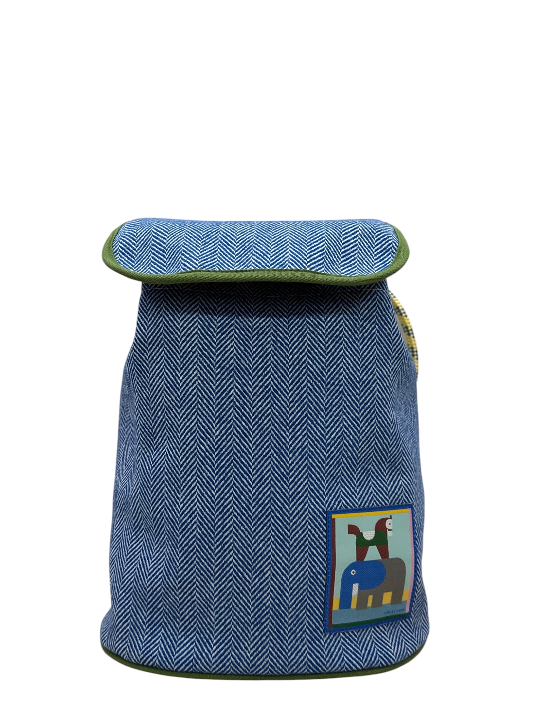 Pre-owned Hermes Animaux Blocks backpack / Product Code: 082109