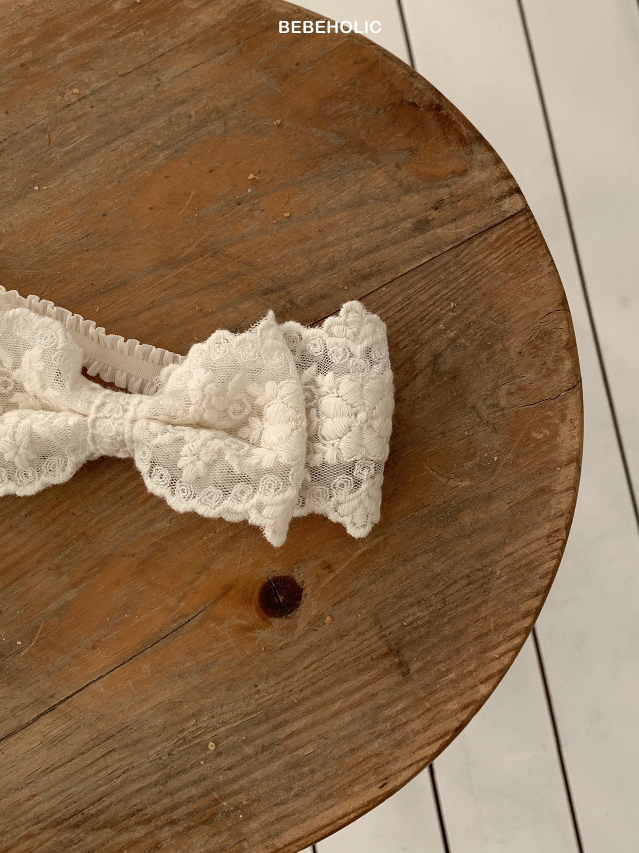 🌸預訂 韓國直送🌸🇰🇷BEBEHOLIC六色蕾絲花邊蝴蝶結髮帶