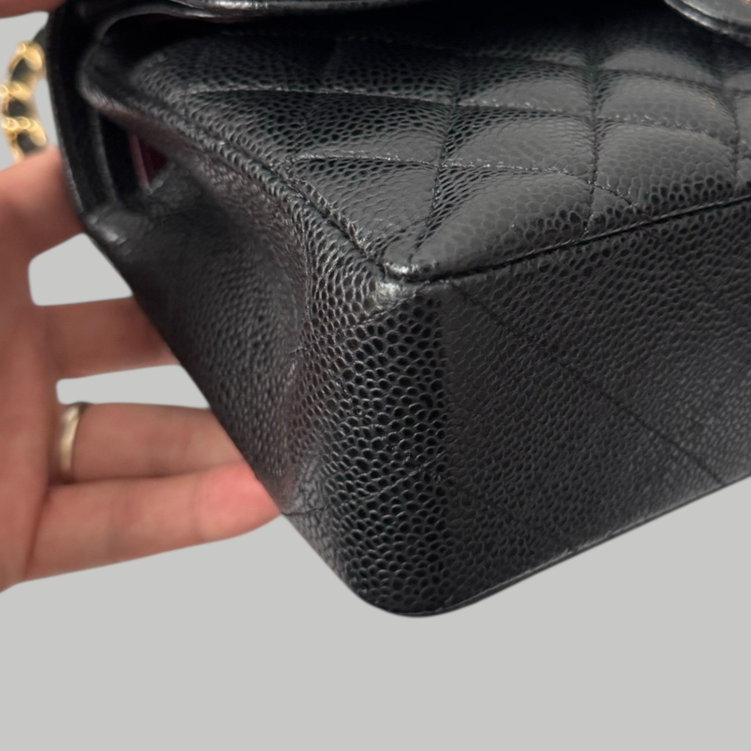 Chanel Caviar CF23金扣