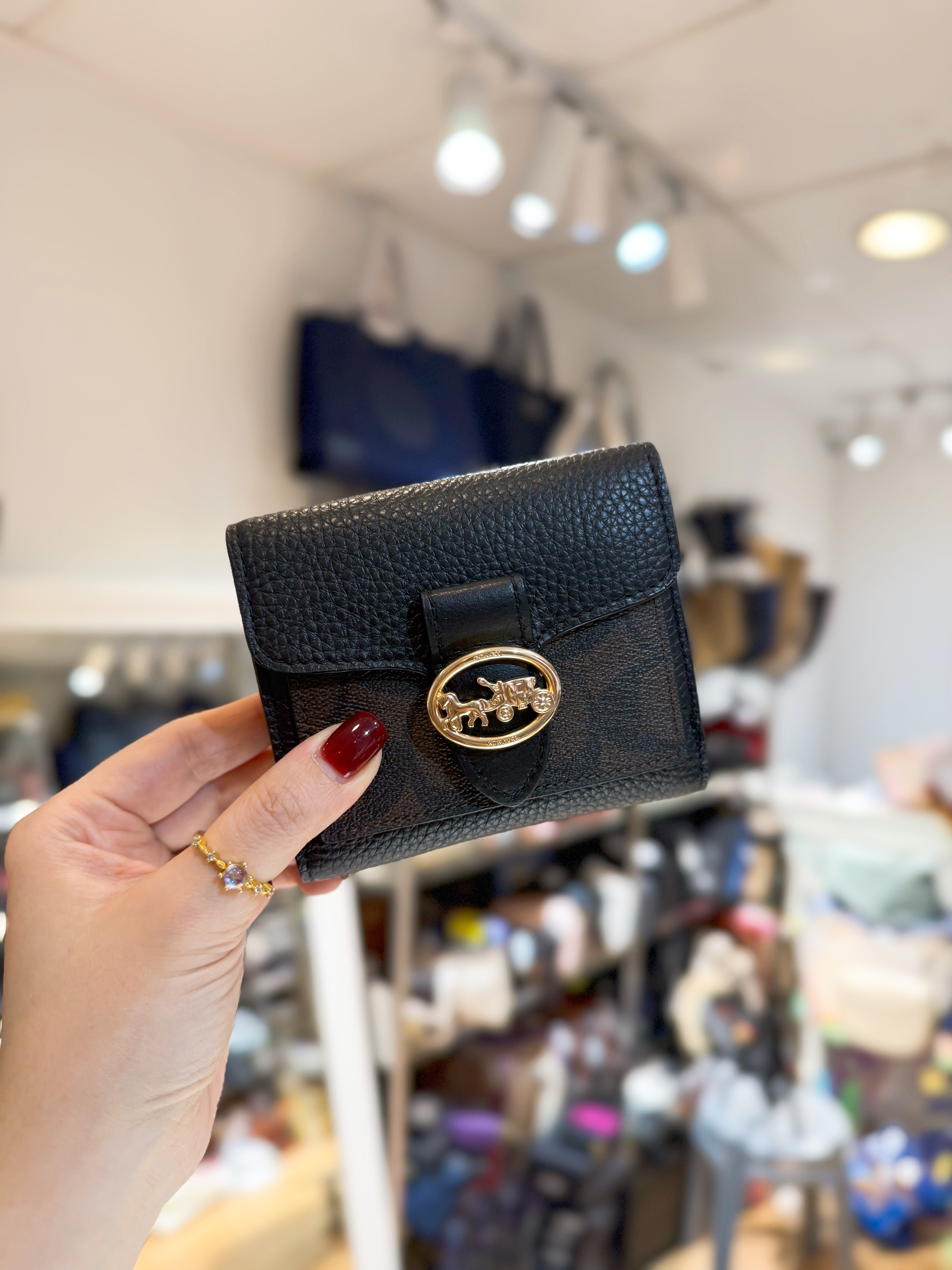 Coach Georgie wallet dark/m