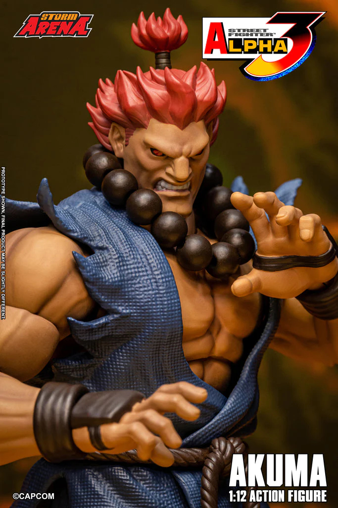 🧲預訂26年第4季：STORM ARENA 1/12 豪鬼 街頭霸王 Zero 3 可動figure STREET FIGHTER ZERO 3 - GOUKI