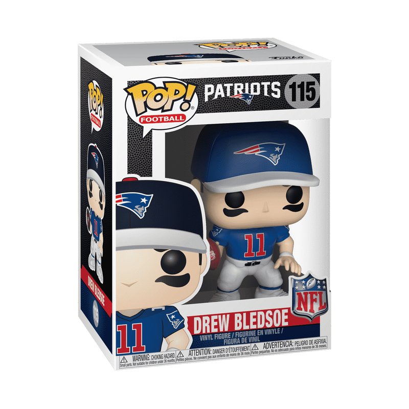 📦訂購 美國代購 Funko POP! NFL Drew Bledsoe Figure 新英格蘭愛國者 模型