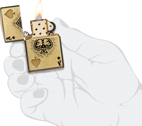 美國製造 | Zippo指定經銷商 Zippo 49477 翻舊銅傳統打火機 – 經典紋理金色 (壓印葉紋)Tumbled Brass Heritage Lighter – Classic Textured Amber Finish