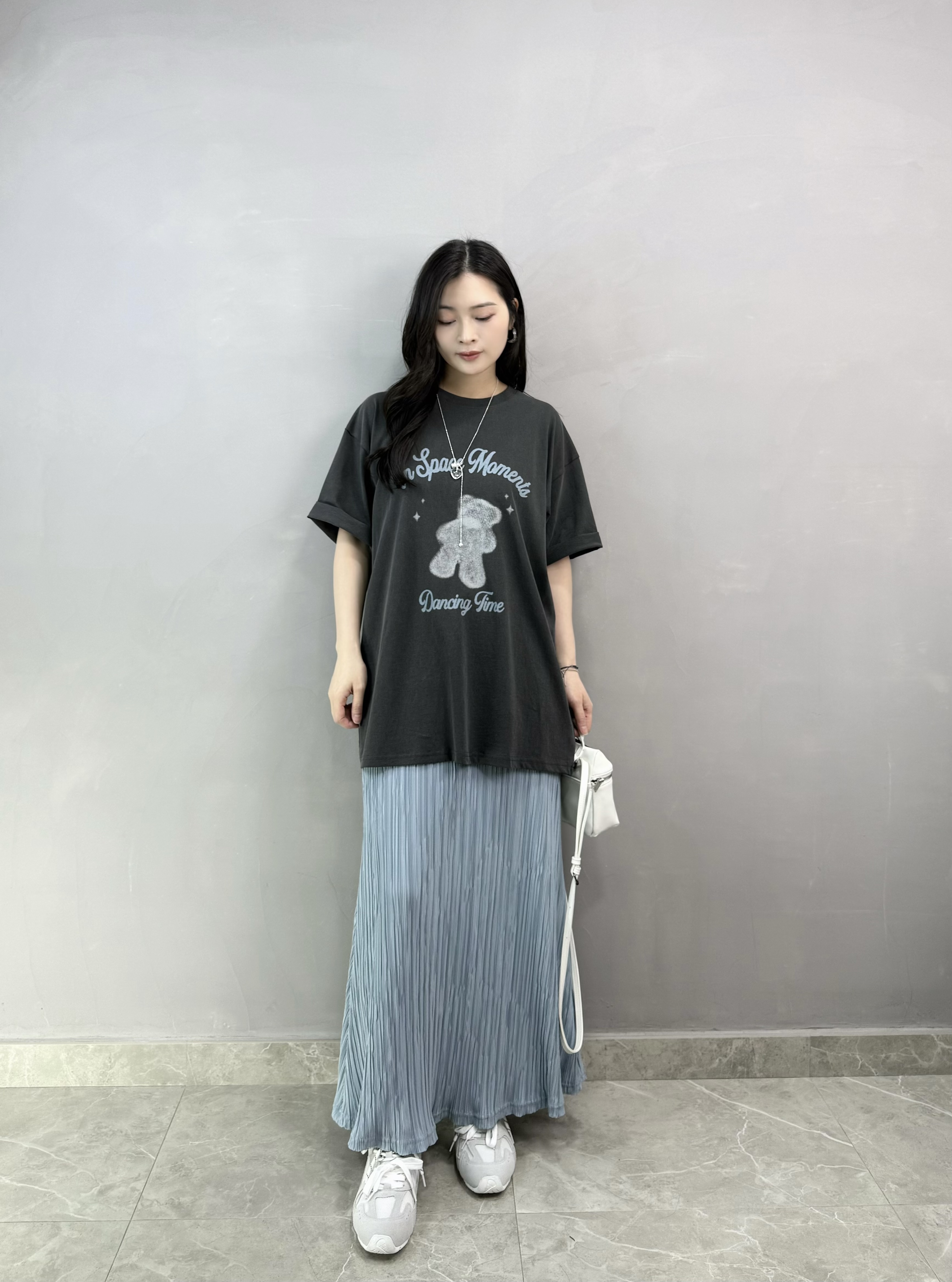 L65 洗水棉熊仔Tee