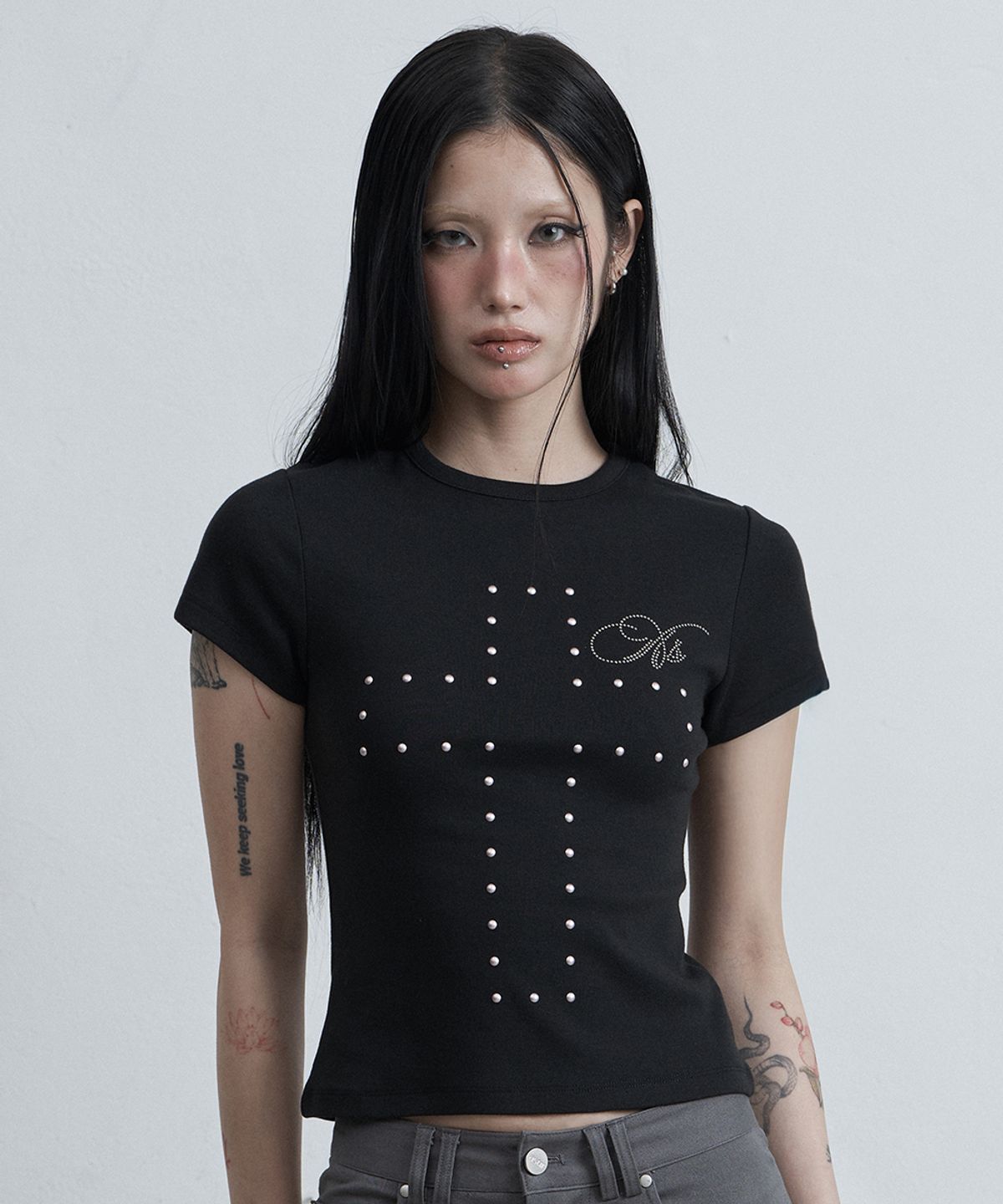 🇰🇷訂購｜asur 26SS｜Cross Hotfix T-shirt 4色 