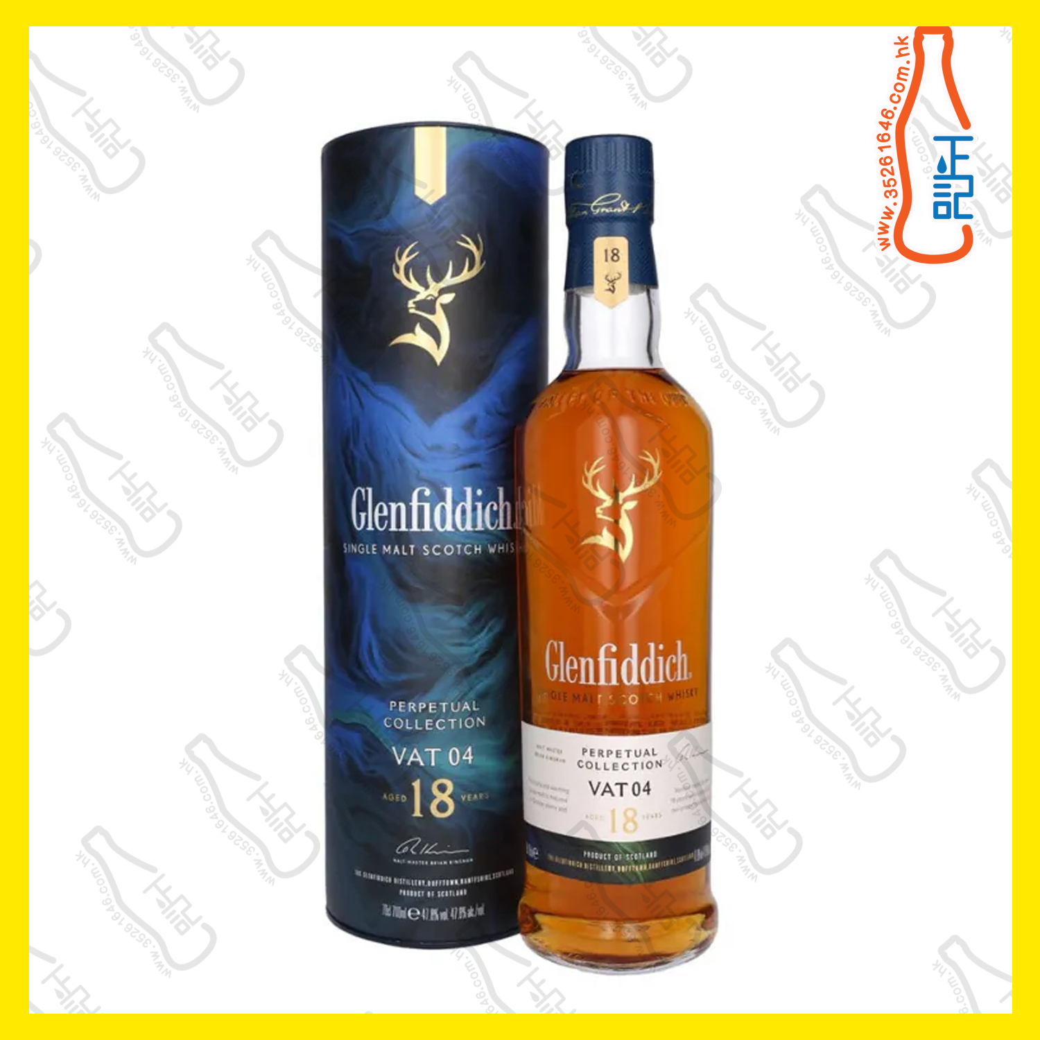 ==Glenfiddich 格蘭菲迪18年 永恆系列 VAT 04 單一麥芽威士忌 700mL  /支