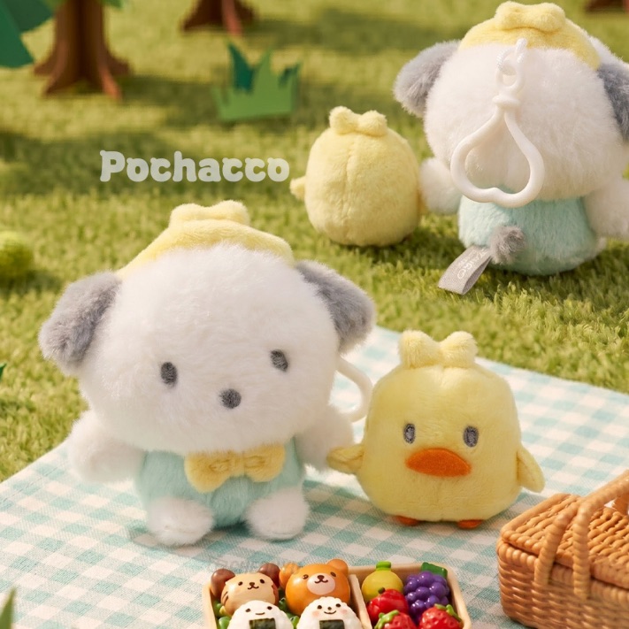 預訂 | 韓國版 SANRIO 好朋友野餐系列公仔掛件