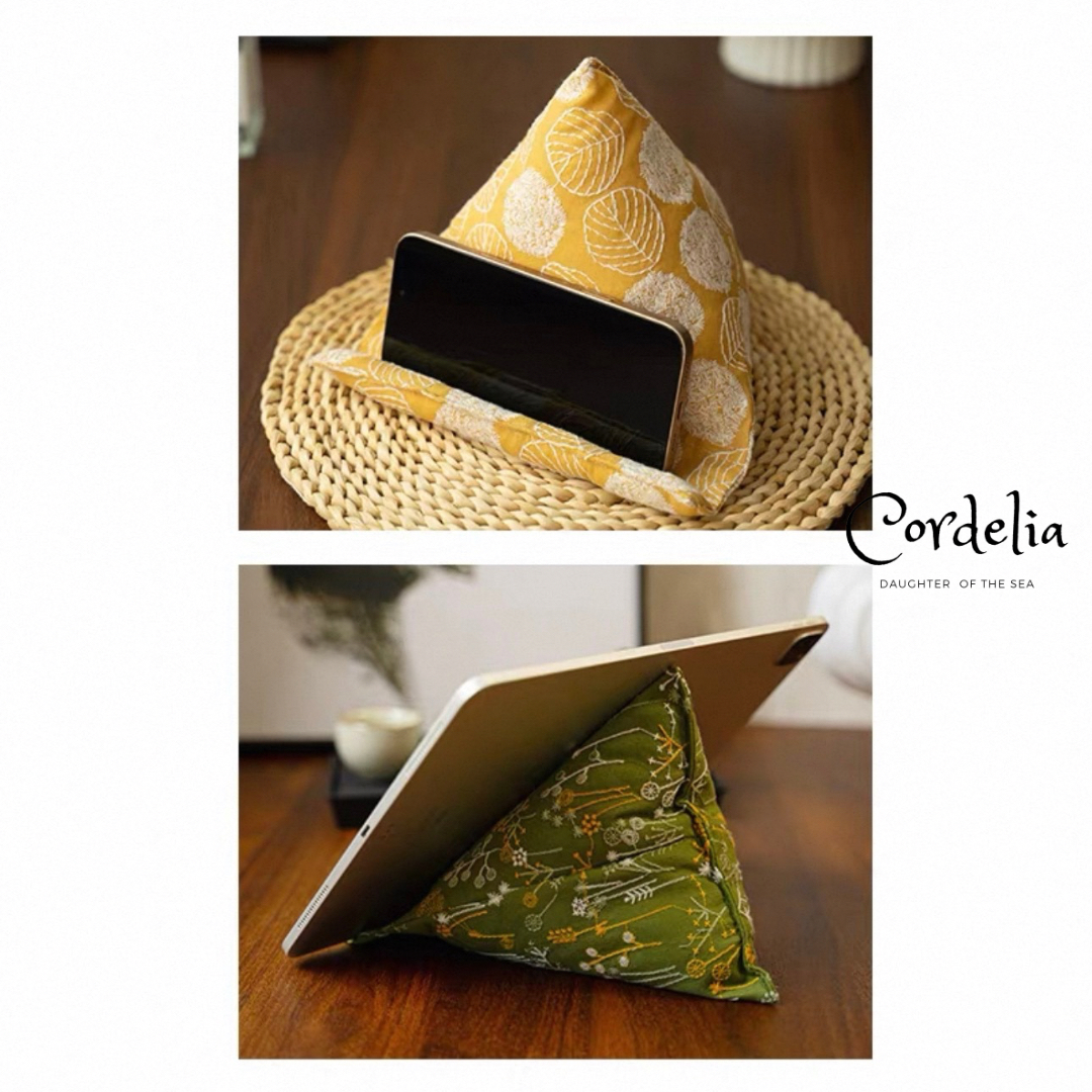 Cordelia森林之葉刺繡手機枕