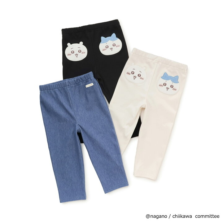 🇯🇵預訂 日本直送🇯🇵 Petit Main x Chiikawa系列三色人物貼花口袋打底褲