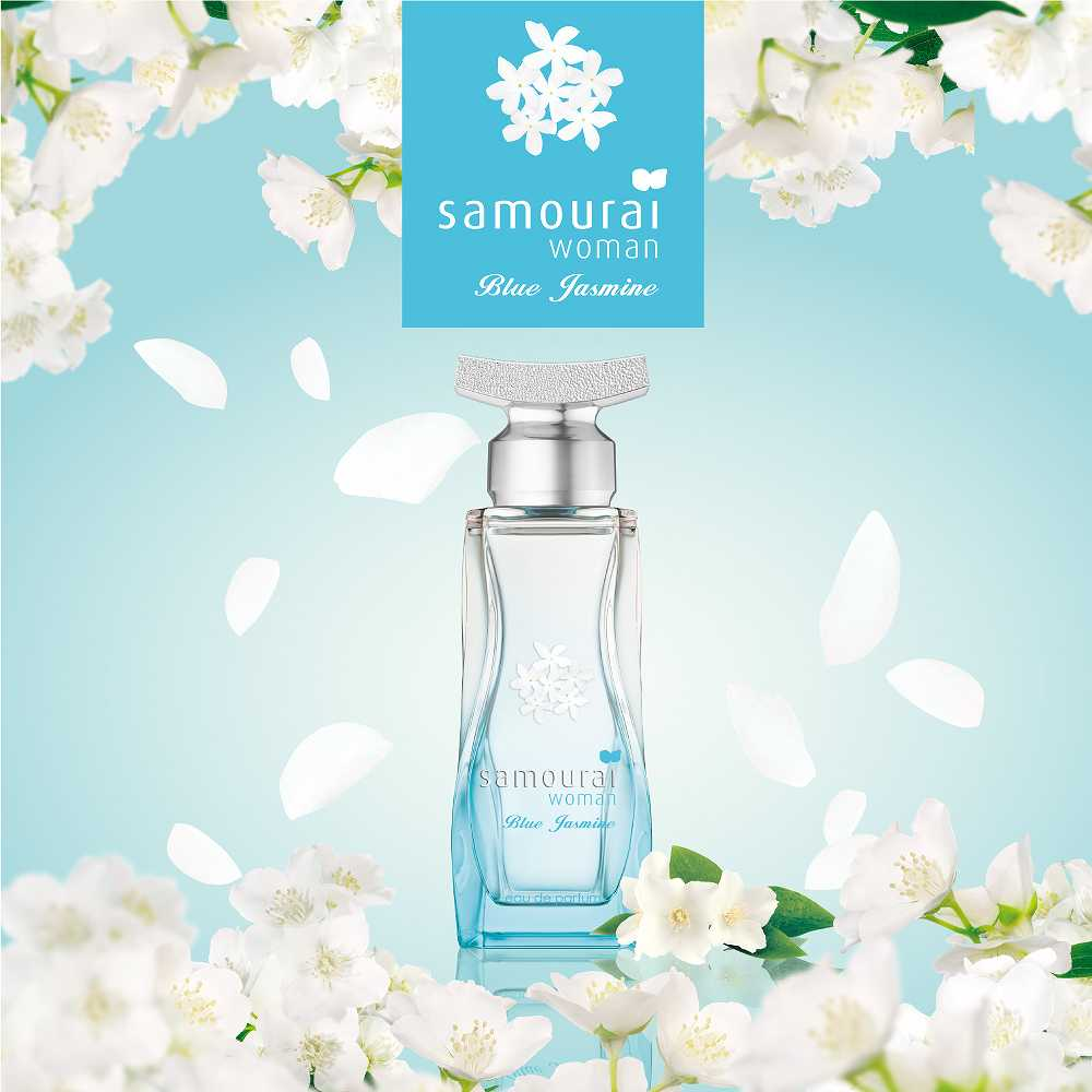 【日本直送】Samourai Woman 藍茉莉淡香水 40ml｜清爽溫柔花香調・法國製造