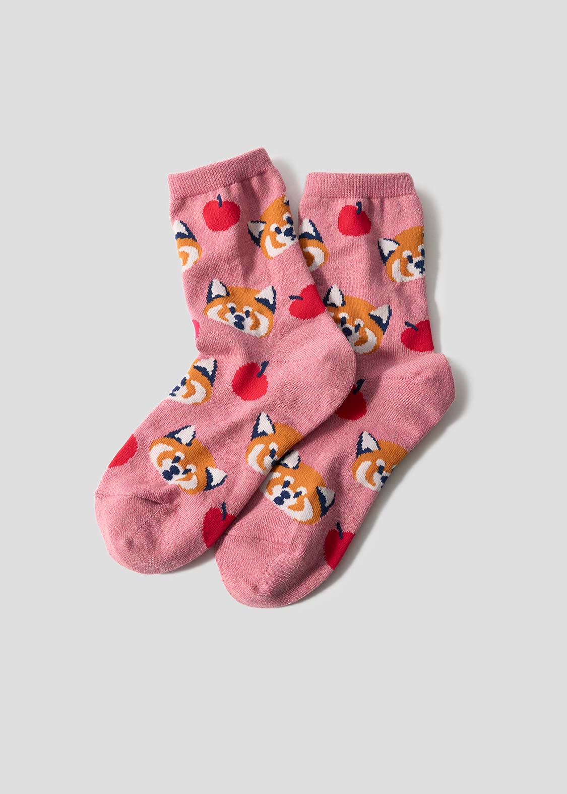 📦訂購 日本限定 graniph IKAKU Red Panda 小熊貓 中筒襪