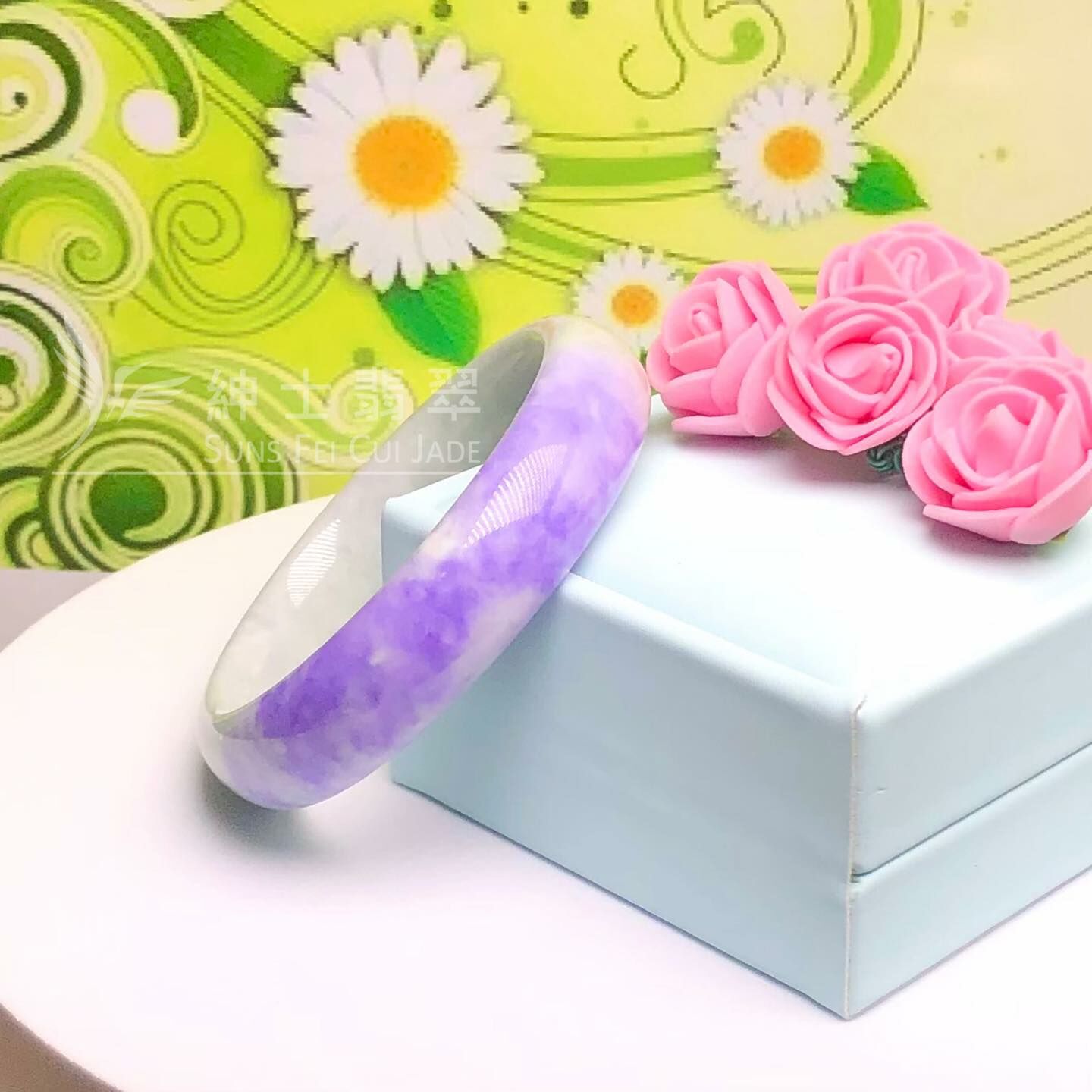 濃色藍紫福鐲54.6mm