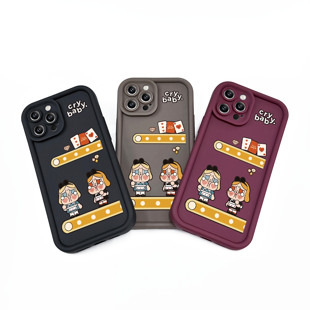TPU DESIGN CASE PHONE FOR SAMSUNG - DESIGN CRYBABY D