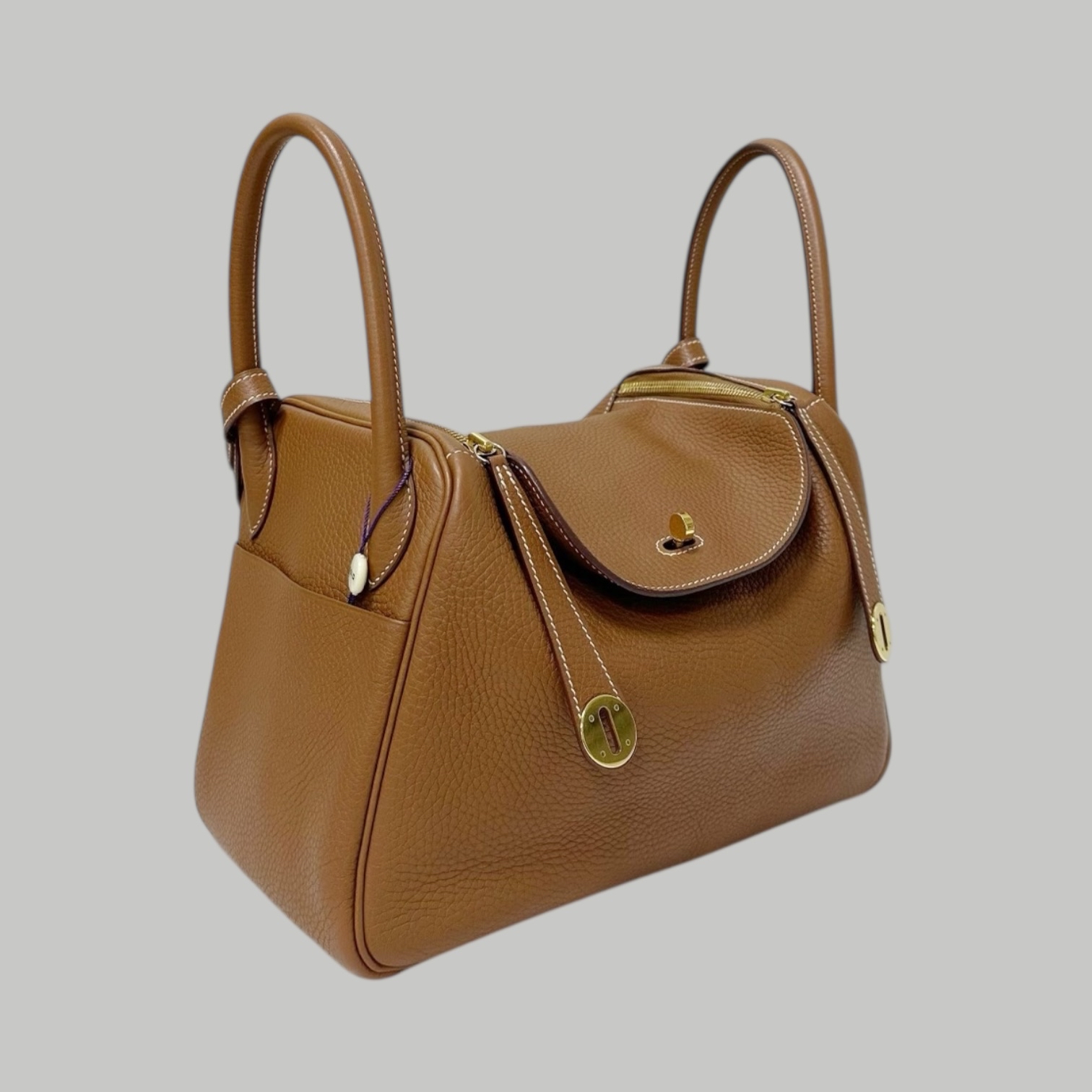 Hermes Lindy 30棕金