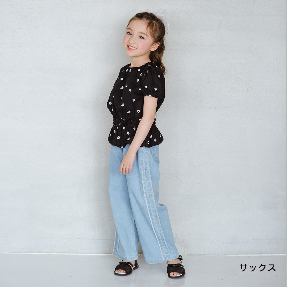 🆕【⭐訂購⭐】🌀 🇯🇵 日本直送🇯🇵 #接觸涼感 摺邊/流蘇 輕薄牛仔褲［3款選］🌀 [ELDA-0240][260526]