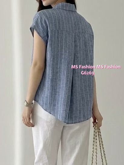 G6268 韓國🇰🇷假兩件條子top