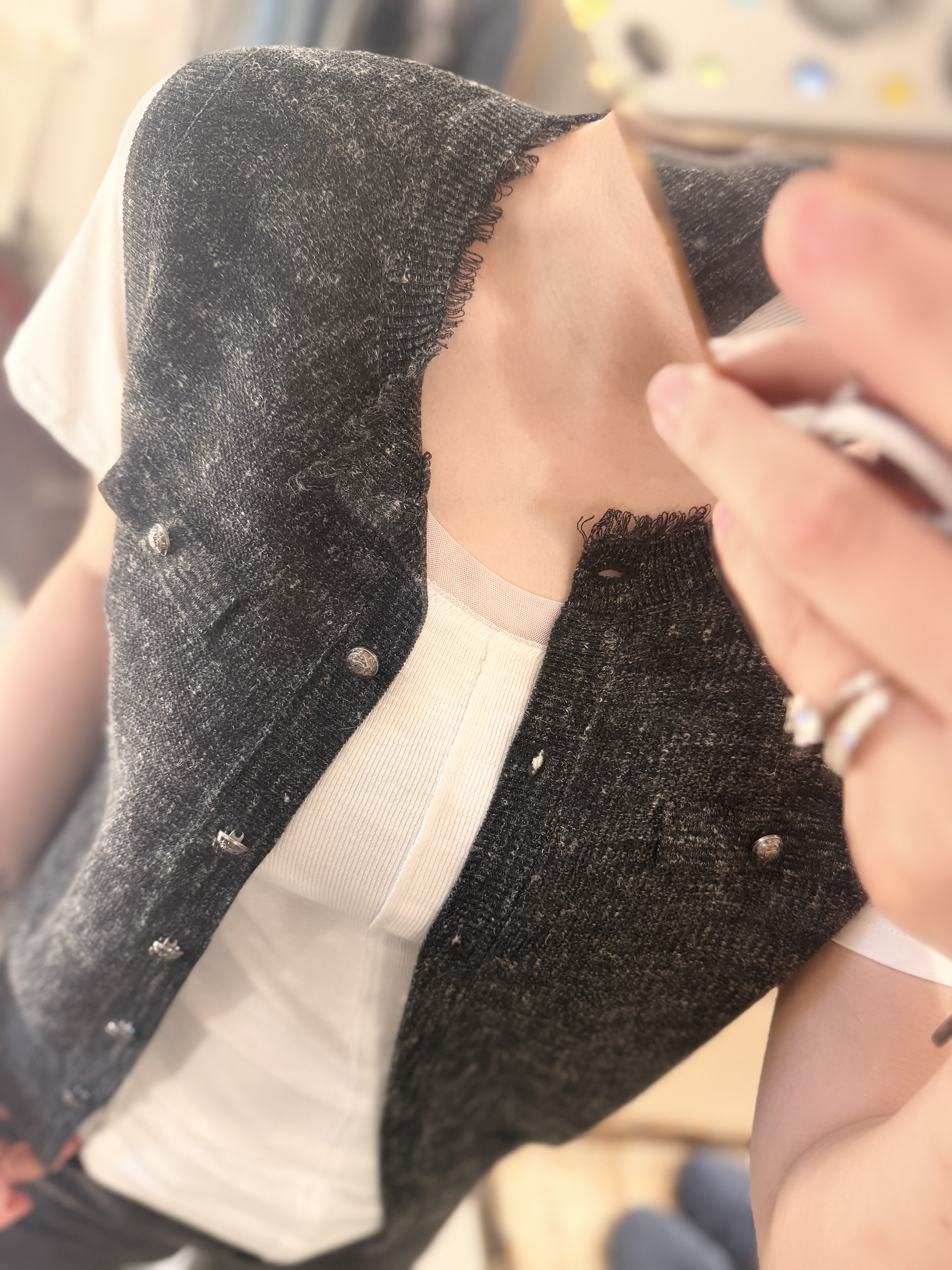Fake cardigan 