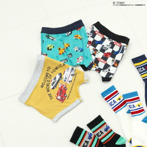 🆕【⭐訂購⭐】🇯🇵日本直送 #TOMICA 男童平角內褲 ［3款選］🌀 [ELAA-0201][260202]