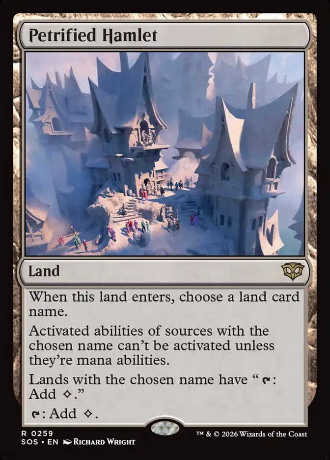[EN] [Foil] Petrified Hamlet [SOS-259] R