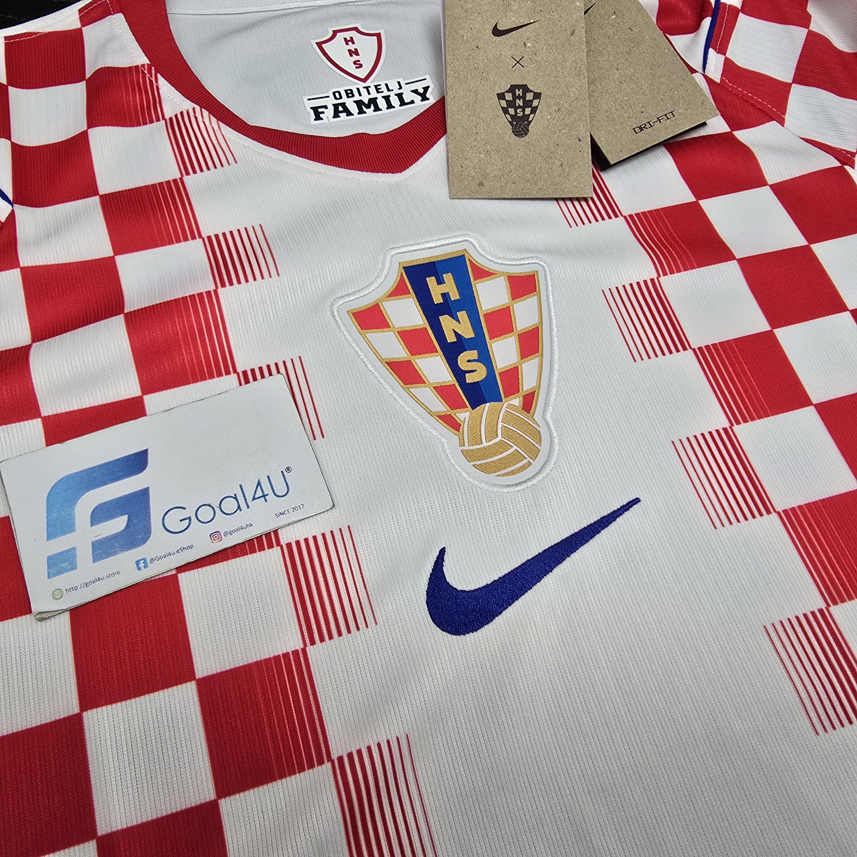 #部分碼現貨 Nike Croatia 克羅地亞 2026-27 主場球迷版球衣 (可加印字章) IO8621