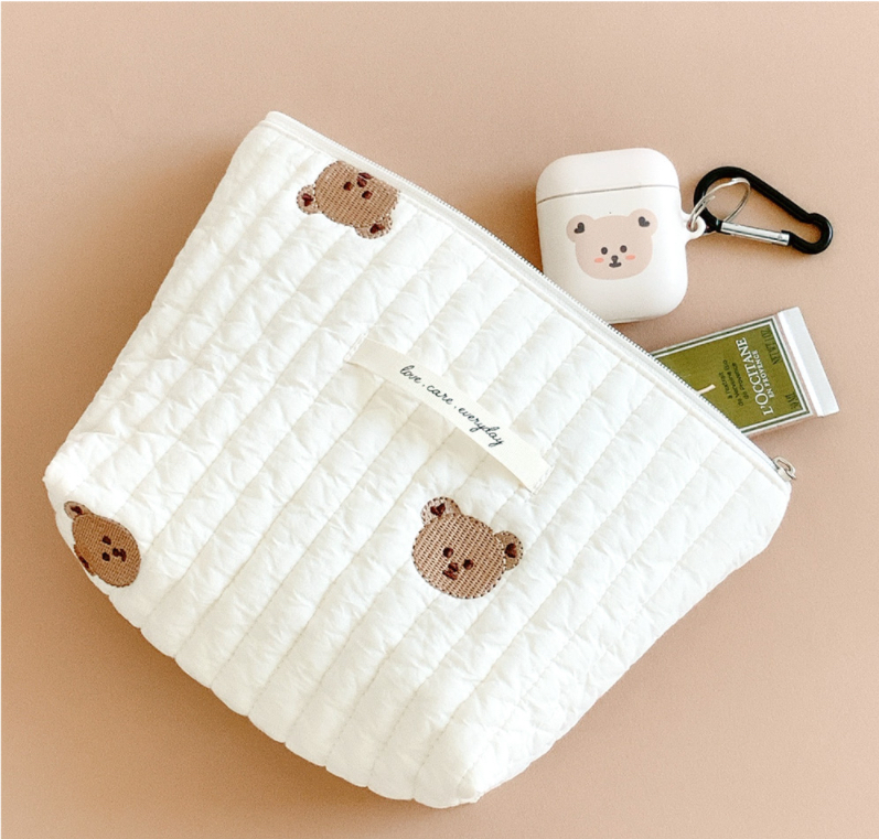 Cosmetic Zip Pouch(bear)