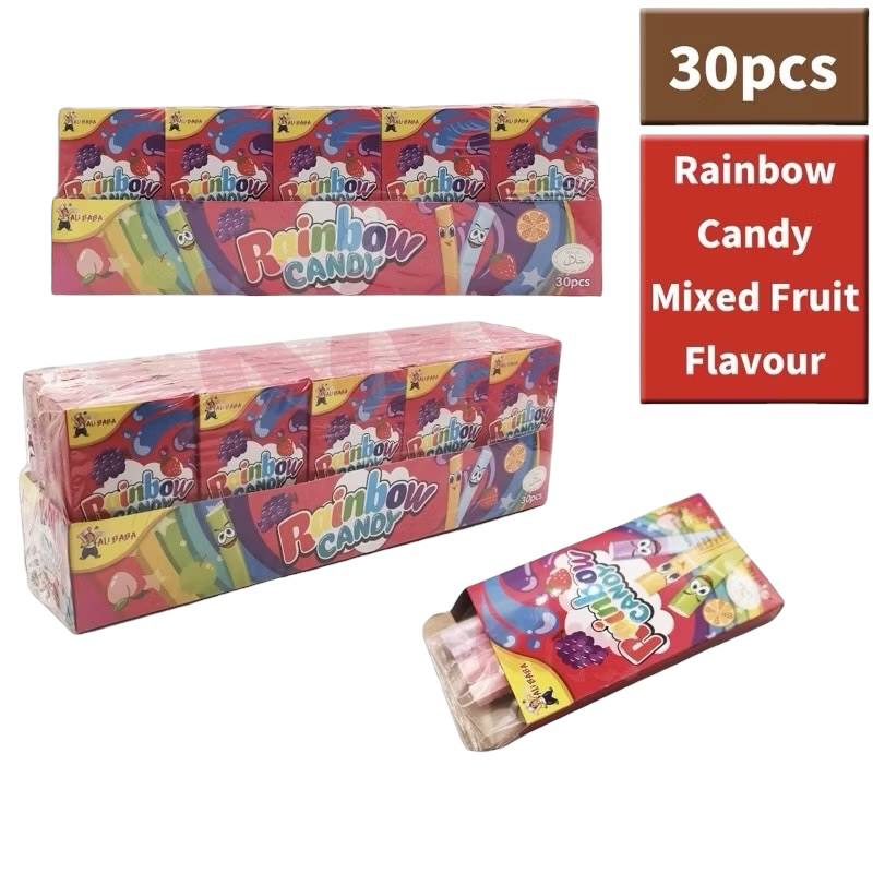Alibaba Rainbow Candy Chalk Gula Batang 30pcs