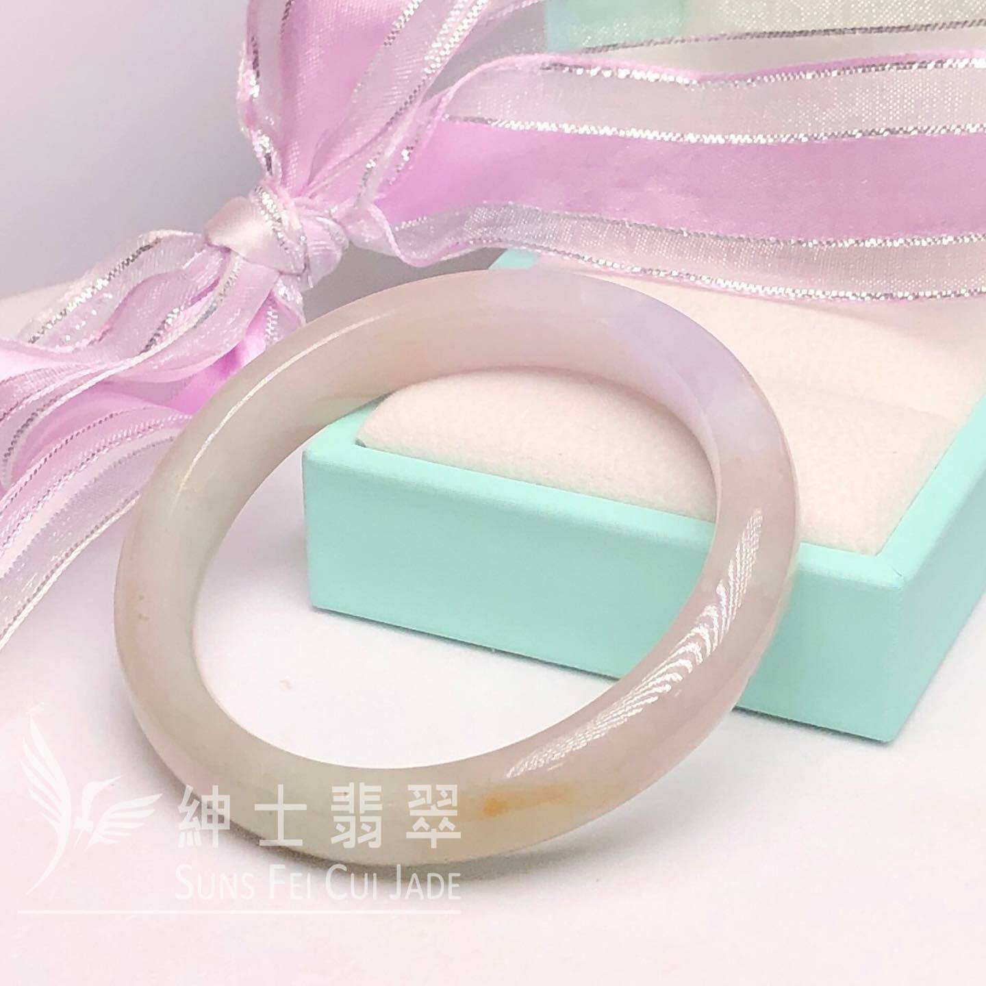 紫蘿蘭帶翡色福鐲49.6mm