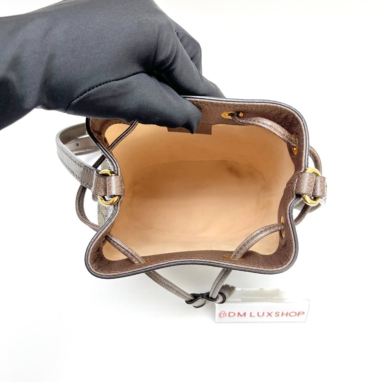 Gucci GG Ophidia Mini Bucket Bag GHW