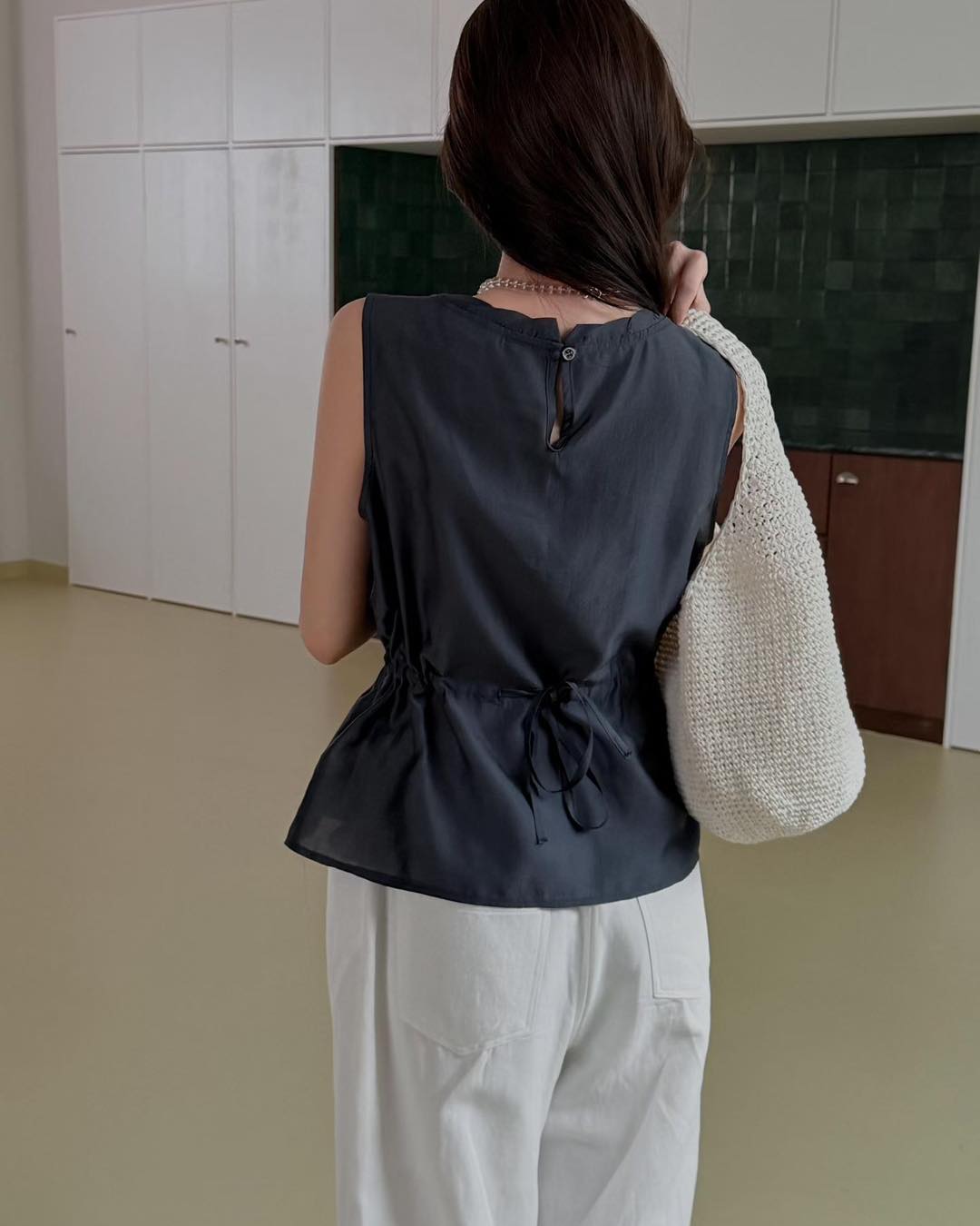 抽繩無袖 Blouse