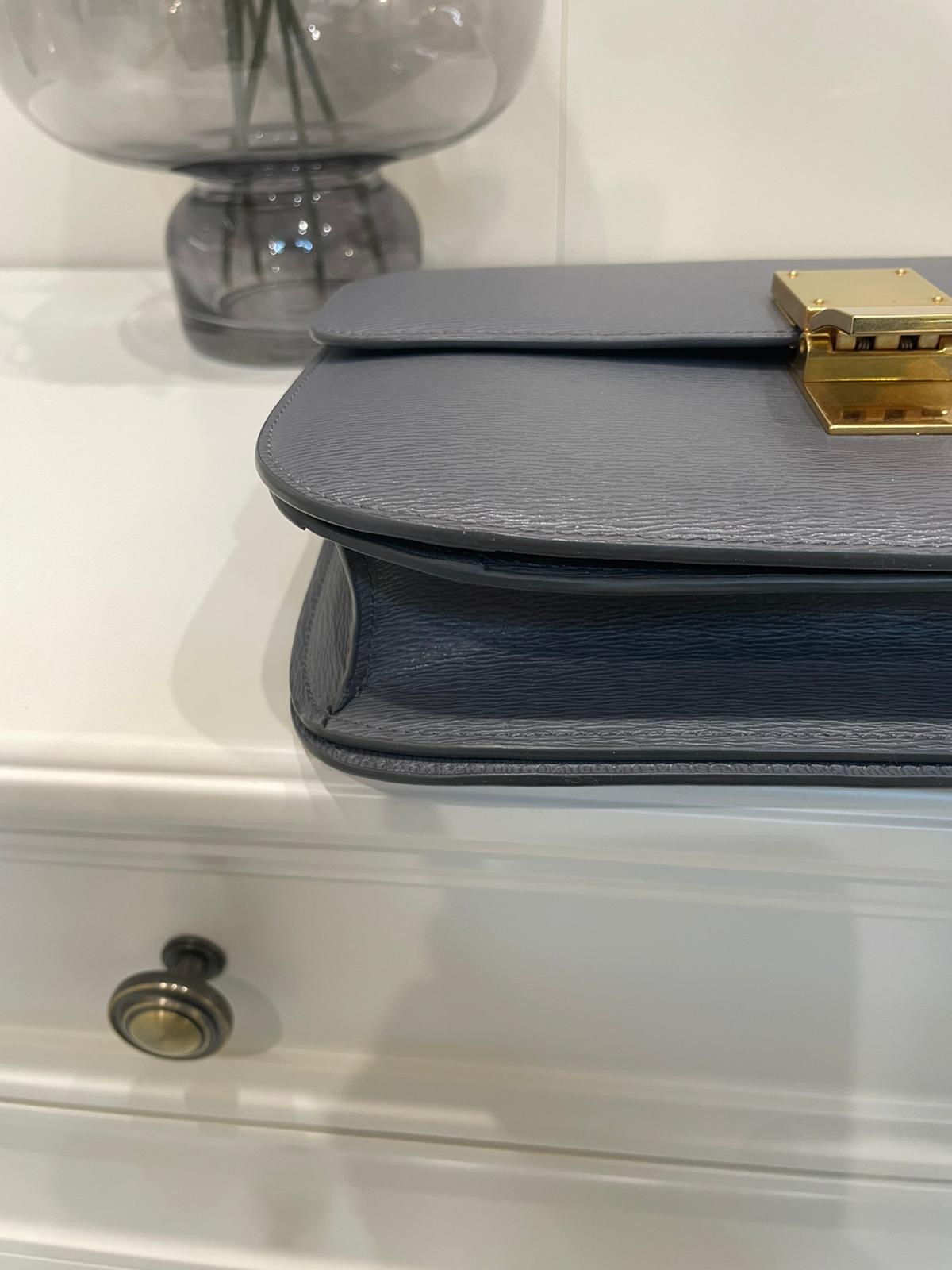 Celine classic box medium grey 100%Authentic, 98%New ✅Dust bag