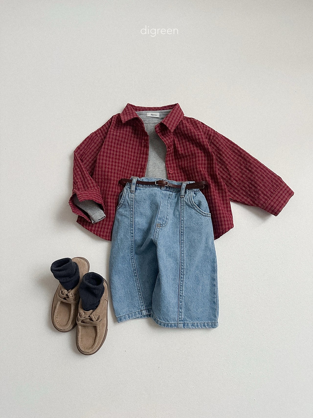 Digreen | picnic check shirt 