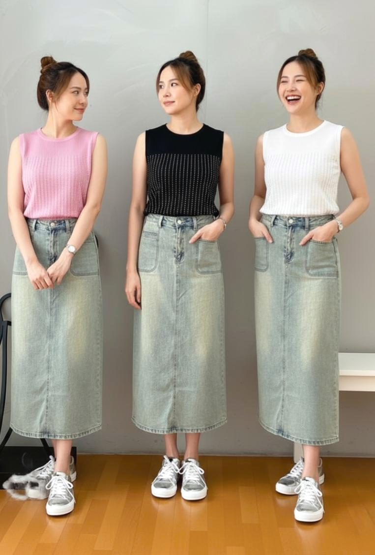 Sequin-Embellished Sleeveless Knit