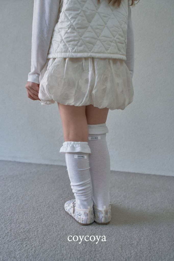 🌸預訂 韓國直送🌸🇰🇷COYCOYA兩色復古立體花花滿印南瓜裙