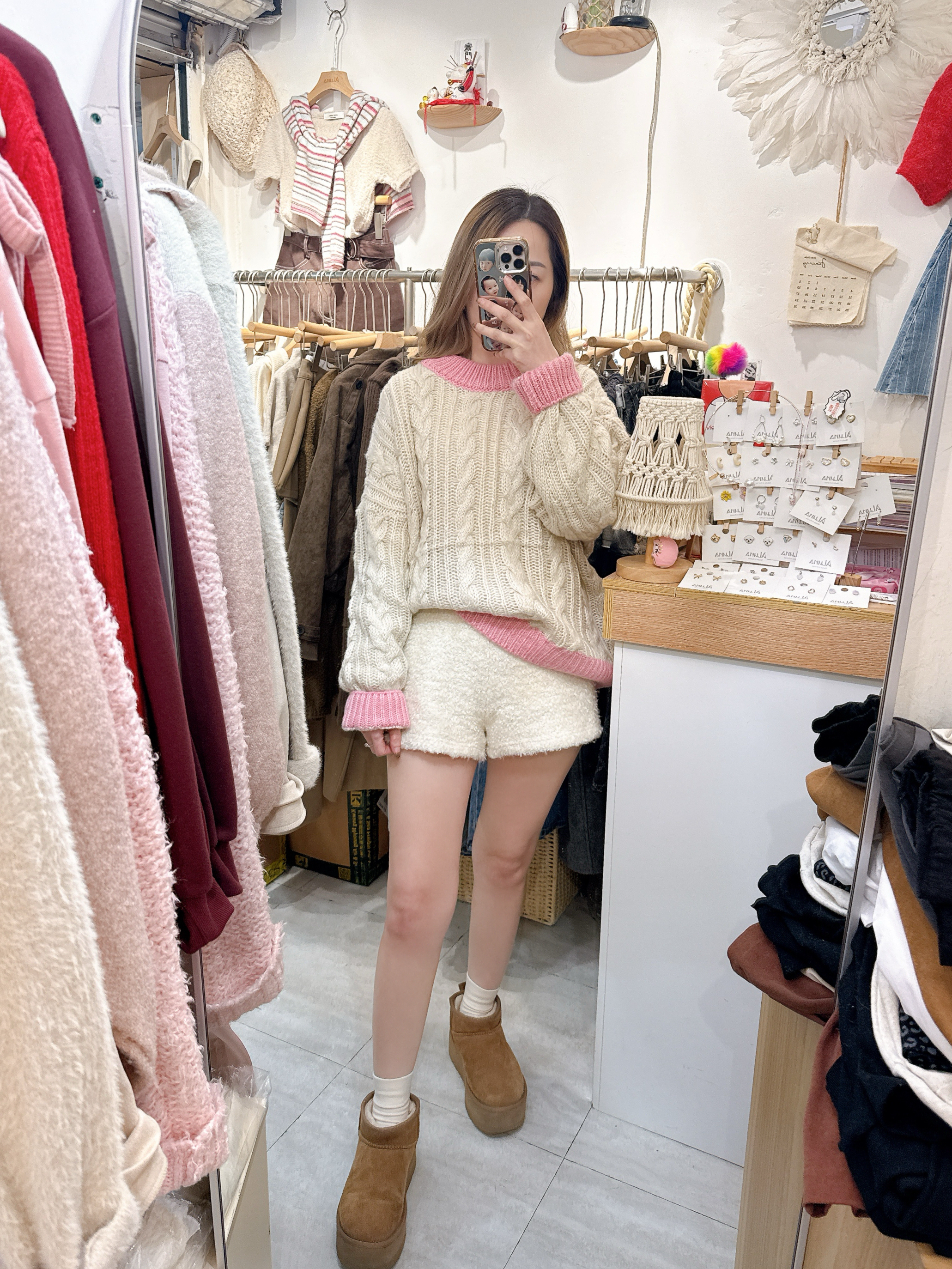 拼色sweater